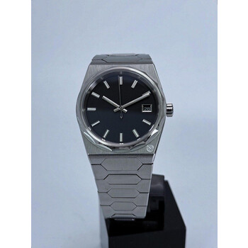 Custom Seiko Mod • No Logo Black Silver VC 222 • 37mm